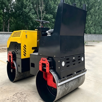Rouleau compresseur vibrant à double tambour ME200, moteur entièrement hydraulique pour un compactage fiable, construction municipale et urbaine