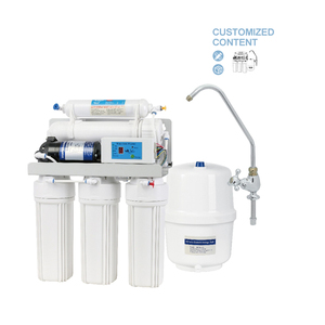 الصين سوبر مصنع 5 مراحل تنقية مياه الشرب فلتر تنقية المياه التناضح العكسي مع صوفي - Product Image 1