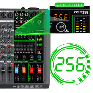 OEM PA8 USB Connection Built-in 256 Reverb Effect 8 Channels Audio Mixer <b>Console</b> - Product Image 3