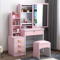 Coiffeuse Designs Table de maquillage Vanity Table Set avec miroir pour chambre à coucher Vanités de maquillage
