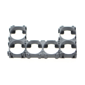 Черный держатель 18650 цилиндрический держатель батареи 2P держатель 18650 ячейки 18650 Батарейный кронштейн разделитель 2S 2P <span class=keywords><strong>2</strong></span> ячейки 3P - Product Image 3