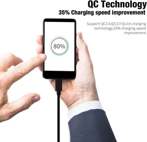 Cable USB a USB C Cable USB 10Gbps Cable de datos de alta velocidad 3A Cable de carga rápida para Samsung Galaxy S9, S8, Note 8, <span class=keywords><strong>Google</strong></span> - Product Image 2