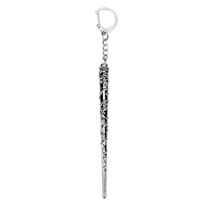 Porte-clés en alliage de zinc à six sections, motif Film Magic Academy, cadeau - Product Image 6