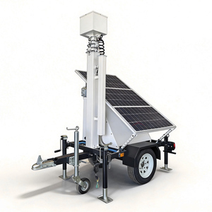 Remolque de Videovigilancia Móvil Compacto y Pequeño para Seguridad en Áreas Remotas - Product Image 1