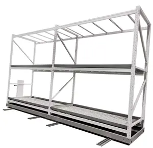 Serre Multi-span che mp Clone aeroponica sistemi di agricoltura verticale erbe crescono sistema rack