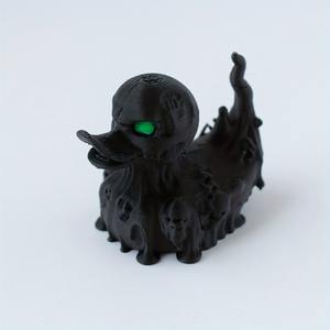 Ornamento da Scrivania Moderno Stile Metà Secolo, Anatra Demone di Halloween Stampata in 3D, per Laurea e Battesimo - Product Image 4