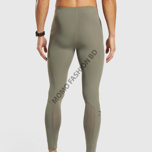 Leggings de sport durables pour hommes, tissu respirant et anti-humidité, leggings de compression élégants avec taille élastique - Product Image 5