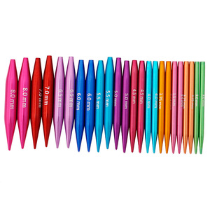 Vente en gros d'outils à tricoter Chandail en oxyde d'aluminium Aiguille à col aiguille 5.5cm Ensemble d'<span class=keywords><strong>aiguilles</strong></span> <span class=keywords><strong>circulaires</strong></span> détachables <span class=keywords><strong>pour</strong></span> chandail - Product Image 5