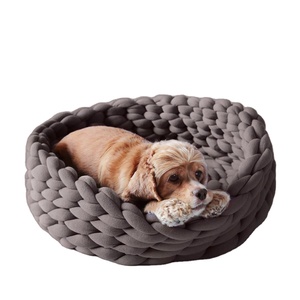 Sofá cama de lujo personalizado para perros, súper suave con tejido de memoria grueso, patrón sólido, nuevo accesorio, camas para mascotas - Product Image 3