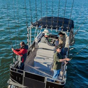 6,4 m Aluminium-Tauch katamaran Tourist Tritoon <span class=keywords><strong>Boat</strong></span> Ponton Fischerboot - Product Image 5