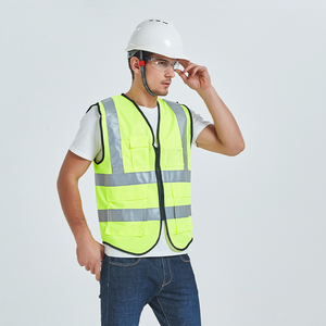 Áo bảo hộ bán trực tiếp dành cho nam, áo bảo vệ an ninh cho nam, áo phản quang đỏ - Product Image 2