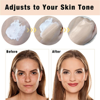 Fond de teint liquide couvrant personnalisé OEM, changeant de couleur, base de maquillage, correcteur