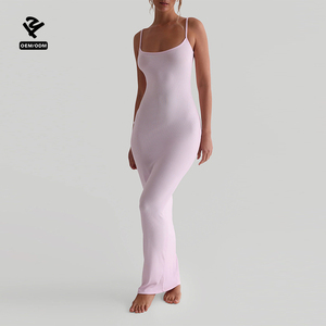 F5366 Abito Aderente Sexy Senza Maniche con Spalline, <span class=keywords><strong>Elegante</strong></span> Vestito da Sera Estivo per <span class=keywords><strong>Donna</strong></span>, <span class=keywords><strong>Abbigliamento</strong></span> Casual all'Ingrosso - Product Image 4
