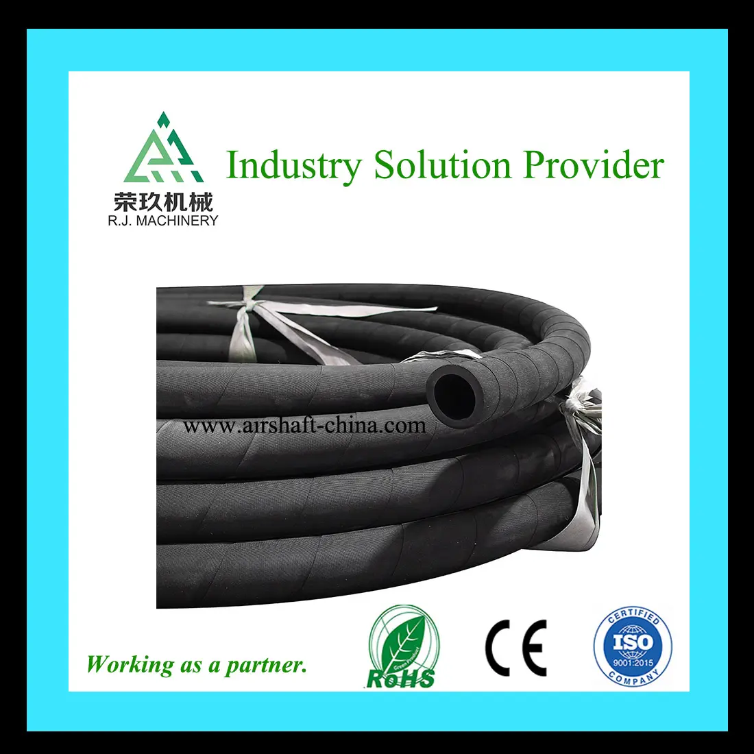 For Inflatable Borehole Packer Hose Customizable Air Shaft Rubber Tube