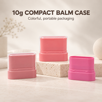 Contenant vide personnalisé de 10g pour baume à lèvres, bâton de baume, fard à joues, emballage cosmétique solide portable pour échantillon de voyage