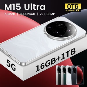 M15 Ultra 16GB + 1TB 5G Điện Thoại Thông Minh Chất Lượng Cao Ban Đầu Mở Khóa Thẻ Kép Điện Thoại Di Động 7.3Inch HD Màn Hình 108MP Phía Sau 100W - Product Image 4