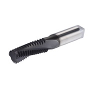 Fresa de Roscar de Carburo de Tungsteno Multifunción HRC60 AlTiN de Dientes Completos, Fresa de Roscar de Carburo Sólido para CNC OEM