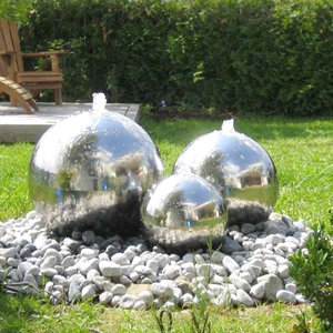 <span class=keywords><strong>Fontana</strong></span> d'Acqua Sferica in Acciaio Inox per Esterni, Grande Statua Artistica in Metallo, <span class=keywords><strong>Fontana</strong></span> d'Acqua in Acciaio Inossidabile - Product Image 5