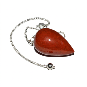 รับสีแดงแจสเปอร์หยดPendulums | สีแดงแจสเปอร์วางPendulumsขาย | สีแดงแจสเปอร์วางPendulums - Product Image 1