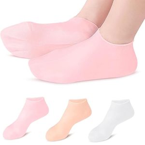 Masque pour les pieds, chaussettes exfoliantes en silicone, chaussettes de protection pour la plage, chaussettes en silicone pour spa des pieds, pédicure pour femmes - Product Image 3