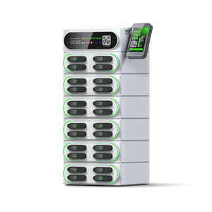 Chia sẻ điện ngân hàng Trạm điện thoại di động sạc pin nhỏ hoạt động máy bán hàng tự động 24 Khe Cắm ngăn xếp điện thoại di động sạc kiosk - Product Image 2