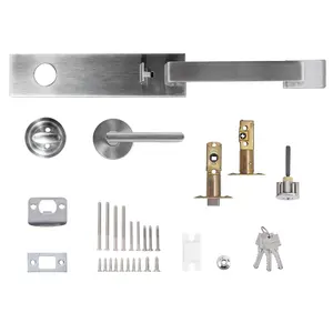 2024 Factory Wholesale Entrance New Products Car Door Actuator Alarm Lock Grip Handle Locks Door Lock With Brass Keys