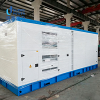 Générateur diesel silencieux triphasé 500 kVA avec démarrage automatique et à distance, 1800 tr/min, 220 V/380 V, refroidissement par eau, ATS, 50/60 Hz