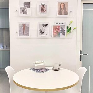 דף הבית רכוב מגזין מתלה מדפי תצוגה אקרילית עבור ספר - Product Image 5