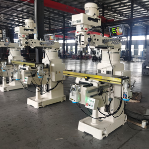 Khung mạnh mẽ loại phổ quát fresadora fraiseuse kim loại dọc Máy tính để bàn CNC tháp pháo phay máy gia công dịch vụ - Product Image 1