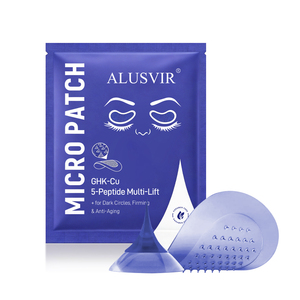 Masque pour les yeux à micro-aiguilles au cuivre bleu, marque privée, réparateur, anti-âge, stimulant le collagène, <span class=keywords><strong>acide</strong></span> <span class=keywords><strong>hyaluronique</strong></span>, patchs pour le contour des yeux - Product Image 1