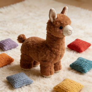Peluche de Alpaca Adorable, Precio Directo de Fábrica al por Mayor, Juguete de Llama de Peluche Suave para Niños, Regalo, Pedidos al por Mayor - Product Image 3