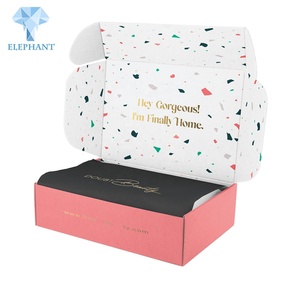 Custom Private Label New Design Luxury Printing Pink Wig <b>Gift</b> <b>Box</b> Packaging - Product Image 2
