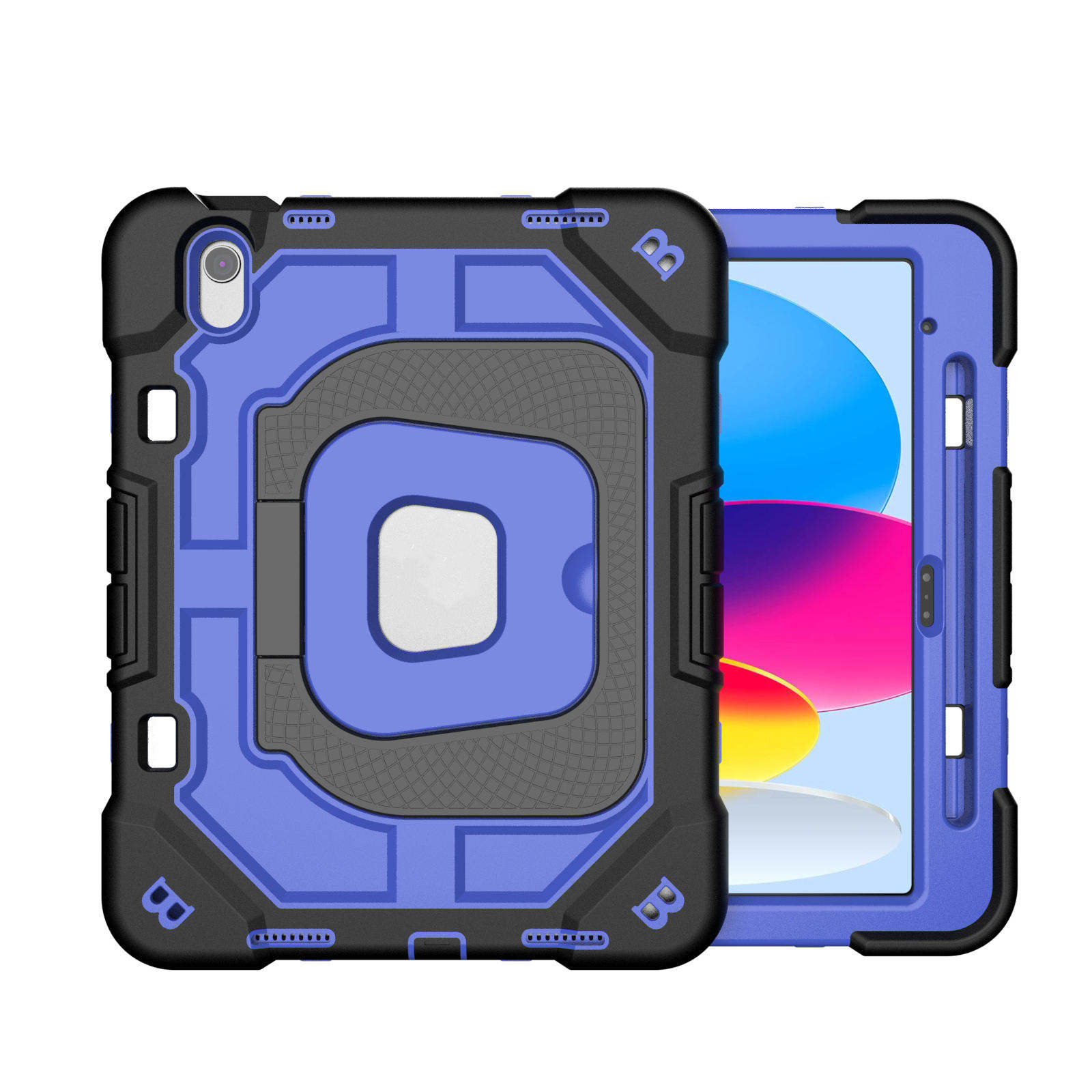 ดำ+น้ำเงิน