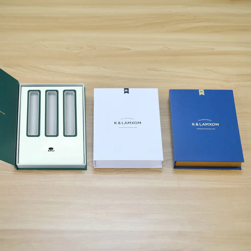 Conjunto de embalagens pequenas de fragrância com logotipo personalizado, 3 garrafas, mini caixa de perfume com frascos de perfume de espuma EVA, caixa de frascos