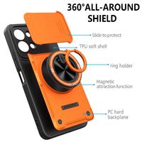 Coques de téléphone portable sportives avec anneau magnétique puissant et support coulissant pour appareil photo pour TECNO SPARK GO3 POP 20 40 Plus 4G GO POP8 2025 40C