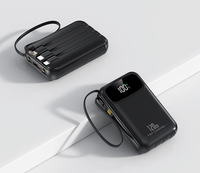 Power Bank 22.5W Super Fast Charging dengan Kabel, Bersertifikasi 3C, Kapasitas Besar 20000mAh, Mini, Hadiah, Harga Promosi Terendah