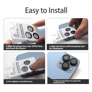 Cho Apple cho <span class=keywords><strong>iPhone</strong></span> bảo vệ màn hình <span class=keywords><strong>3D</strong></span> Tempered Glass Lens Sticker bìa cho <span class=keywords><strong>iPhone</strong></span> - Product Image 4