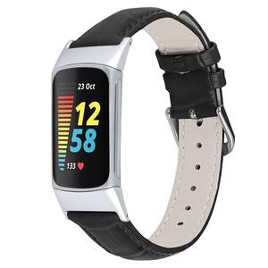 Correa de cuero para <span class=keywords><strong>Fitbit</strong></span> <span class=keywords><strong>Charge</strong></span> <span class=keywords><strong>5</strong></span>, Correa de alta calidad colorida para reloj inteligente para hombre y mujer, Correa para <span class=keywords><strong>Fitbit</strong></span> <span class=keywords><strong>Charge</strong></span> <span class=keywords><strong>5</strong></span> - Product Image 4