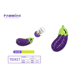 Juguete Masticable para Perros de TPR con Forma de Berenjena, Diseño Lindo, Tamaño Mediano, para Uso en Interiores, con Sonido, de Alta Calidad - Product Image 2