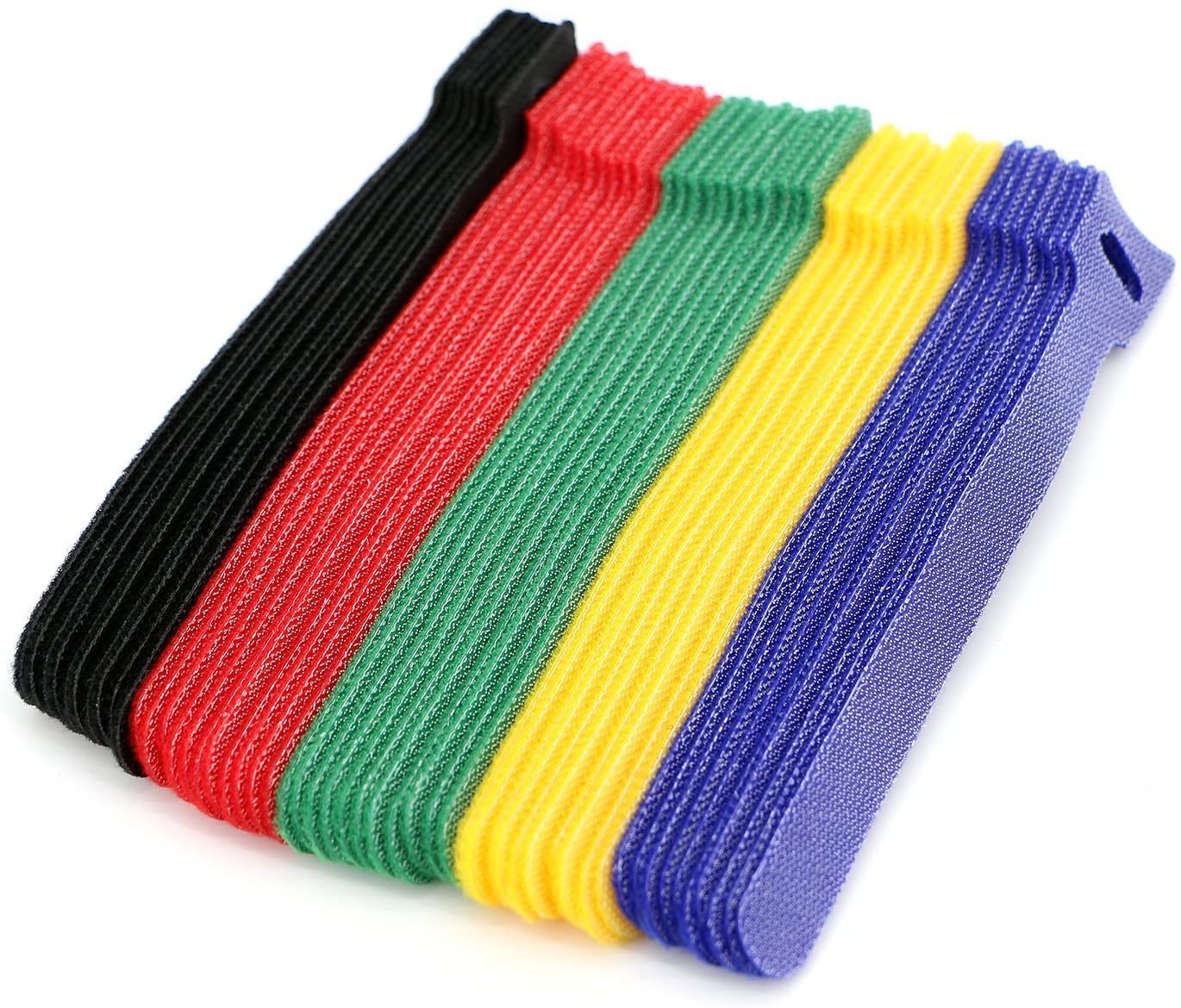 13,5 см Кабельная Стяжка с петлей Двусторонняя самозахватывающаяся обратно к спине регулируемая нейлоновая крепежная лента с петлей