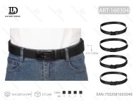 Cintura da Uomo in Vera Pelle con Fibbia Automatica 3,5cm 125cm Casual Resistente con Fibbia Rettangolare Solida - Product Image 3