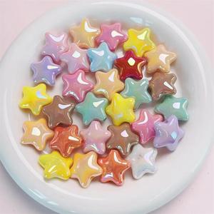 10 Stück bunte Sternperlen aus Acryl/Kunststoff/Lucite, Schmuckherstellung, DIY-Dekorationen, Ohrringe, Haustier-Halskette, Handykette, Kinder-Haarseil - Product Image 5