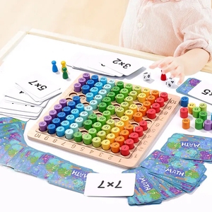 Planche informatique enseignement préscolaire éducation précoce enfants jouer <span class=keywords><strong>jeu</strong></span> de société Montessori jouet en bois Multiplication <span class=keywords><strong>jeu</strong></span> de société jouet - Product Image 3