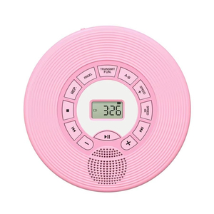 Lecteur CD portable en gros avec transmetteur FM et fonction de répétition A-B pour voiture et étude, récepteur audio BT sans fil, haut-parleur USB MP3 - Product Image 6