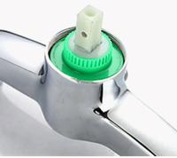 Cartouche en céramique plastique robinet 35mm 40mm avec poignée en laiton