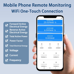E-Meter Single Phase Smart Energy Meter With WiFi App Control LCD Display For Home Electricity Monitoring - Product Image 3