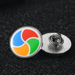 Épingle de revers en métal époxy coloré, vente en gros, mignon moulin à vent - Product Image 3