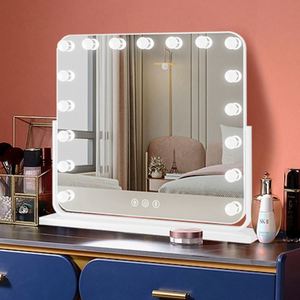 Multifunctional Furniture <b>Led</b> Light Lighting <b>Vanity</b> Makeup Desk-Top Single-Surface <b>Mirror</b> - Product Image 6