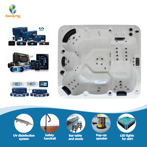 Vente directe d'usine, bain à remous extérieur <span class=keywords><strong>pour</strong></span> 6 personnes, Hydrorelax Balboa, <span class=keywords><strong>spa</strong></span> à domicile, <span class=keywords><strong>jacuzzi</strong></span> avec filtre <span class=keywords><strong>pour</strong></span> villa, jardin, hôtel - Product Image 2