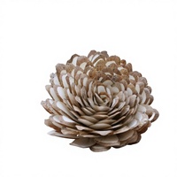Fleurs en bois de Sola artisanales écologiques en gros, couleurs assorties, 4-10 cm, 100 % naturelles, pour plantes d'intérieur, décoration maison et voiture